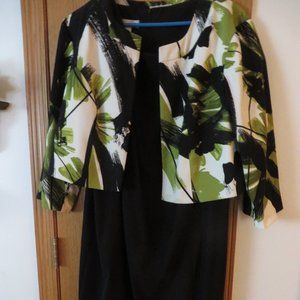 Womens Balck Dress with Jacket